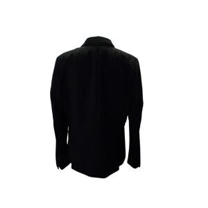 Banana Republic Black Stretch Blazer Size 16 Tall Once Button Career Work Jacket